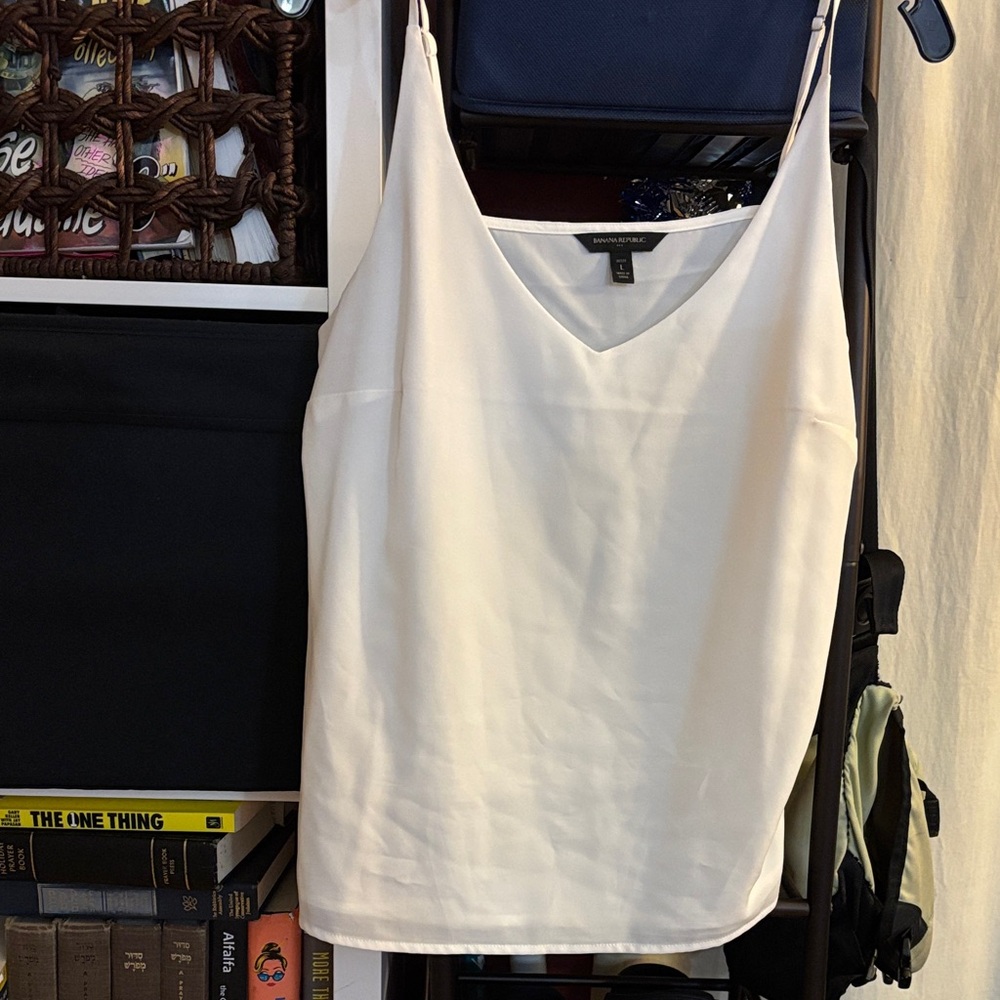 Banana Republic White Camisole Top